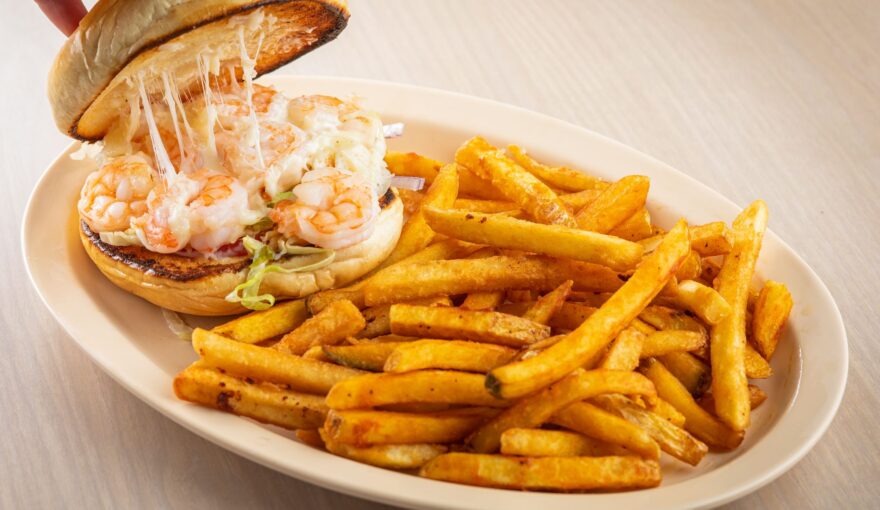 Hamburguesa de Camarón
